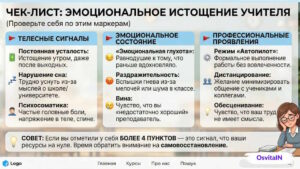 Как распознать эмоциональное истощение учителю - OsvitaIN